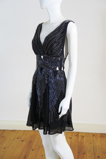 Scherrer beaded mini dress