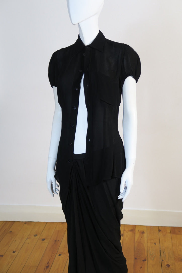 Jean Paul Gaultier silk top