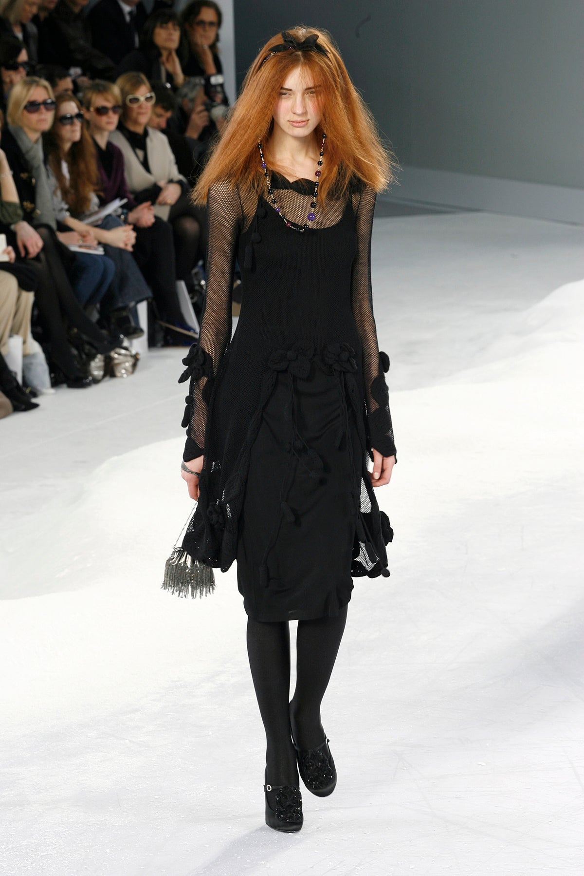 Chanel spring 2007 runway double crochet dress