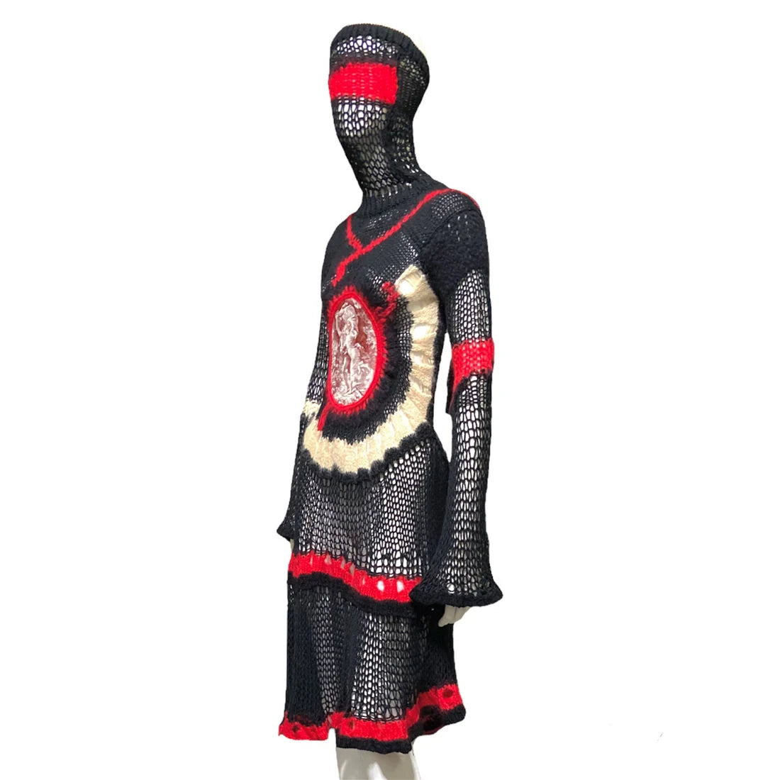 Jean Paul Gaultier fall 2007 mohair spiderweb knit dress