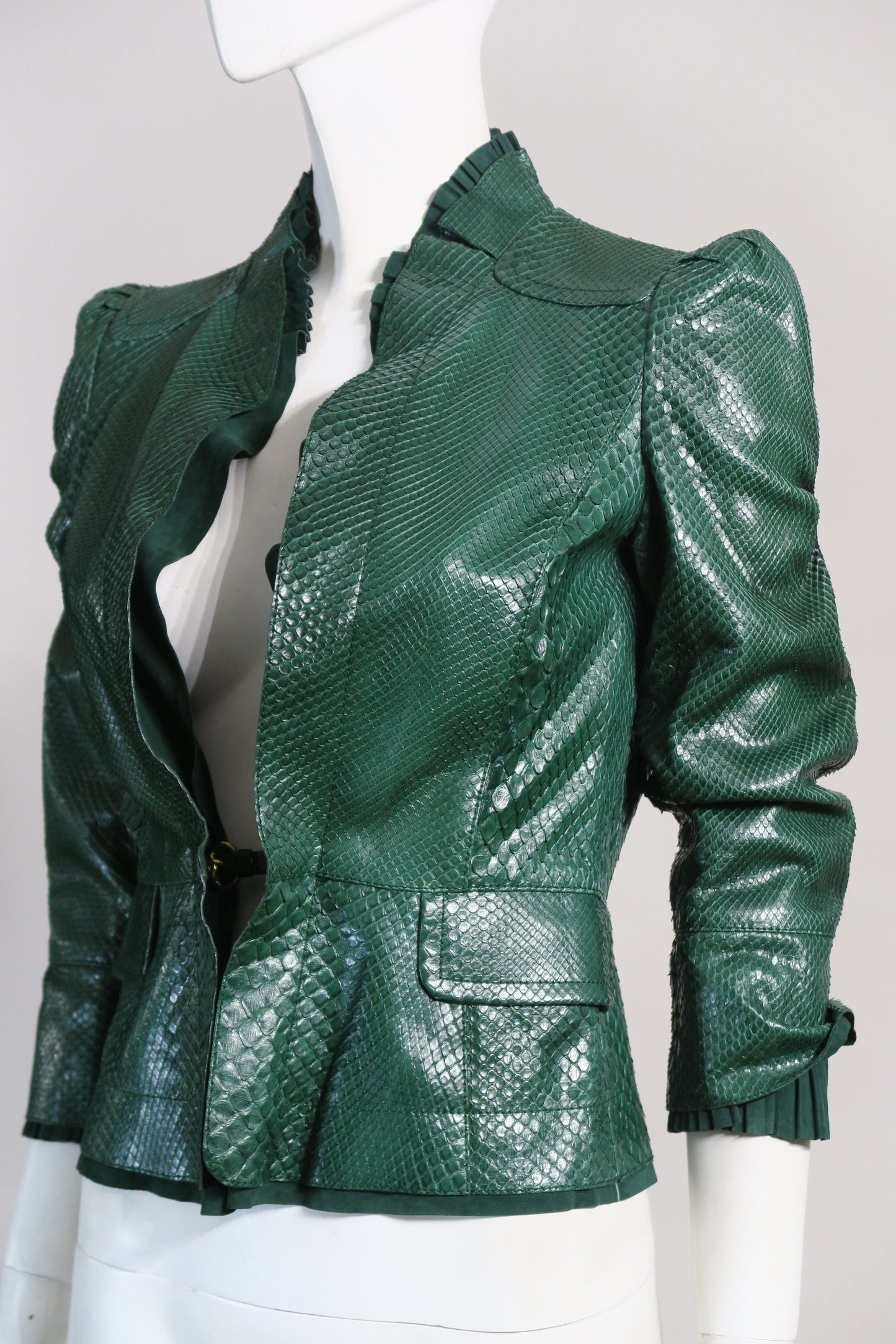 Gucci python 2006 runway jacket