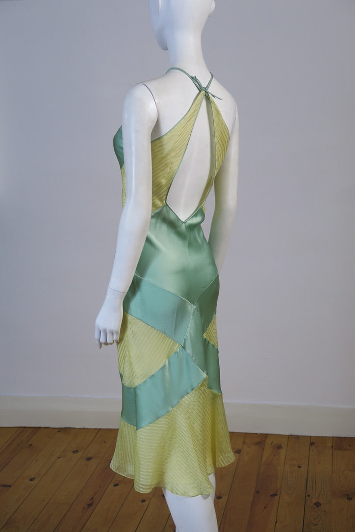 John Galliano silk dress