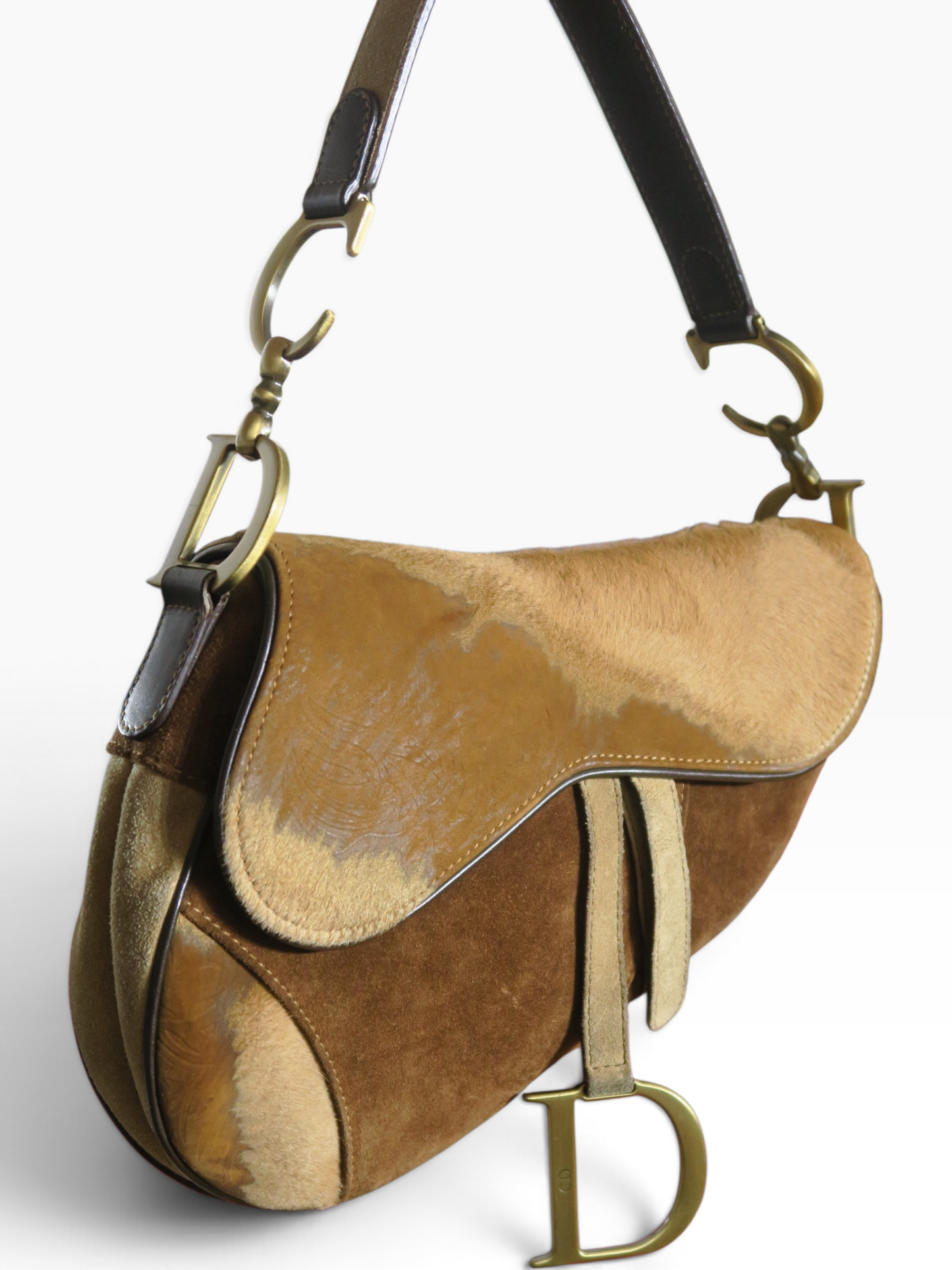 Dior ponyhair saddle bag