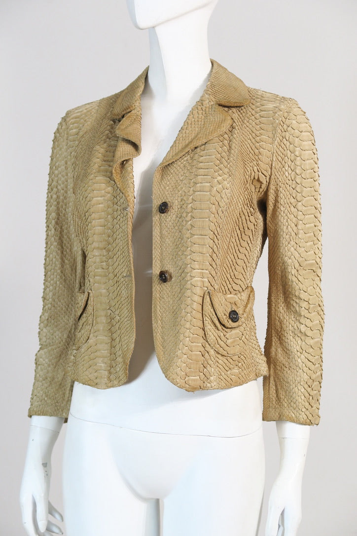 Prada python jacket