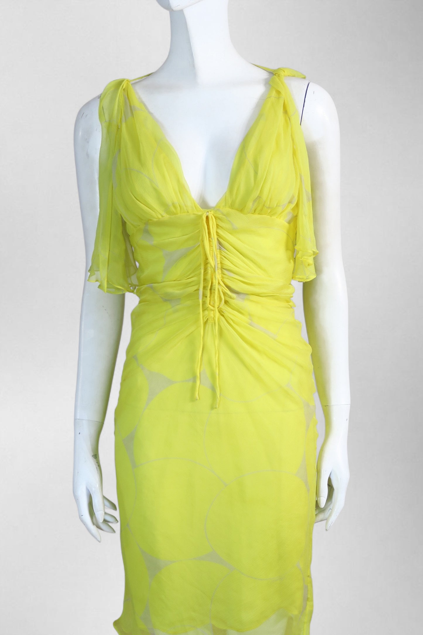 Gucci Tom Ford Spring 2002 silk dress