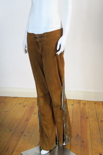 Dior spring 2002 suede pants