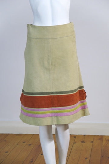 Valentino suede skirt