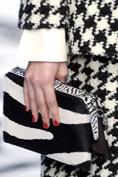 Valentino zebra ponyhair runway bag