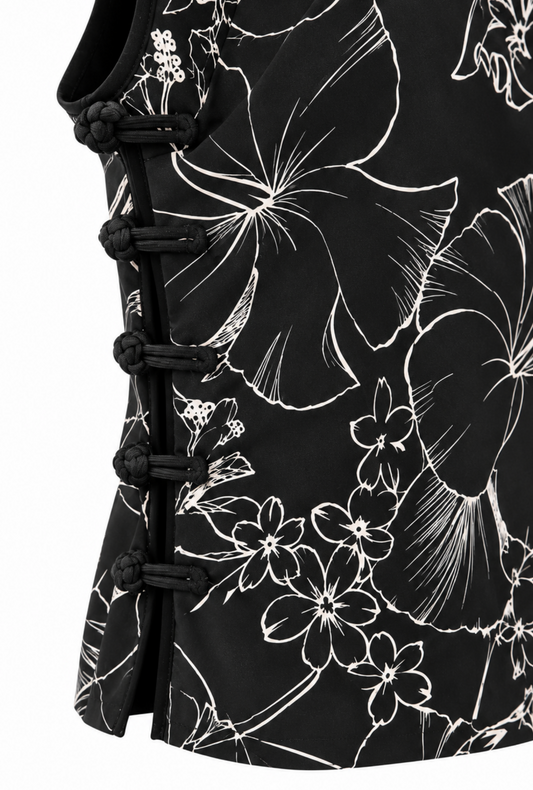 Miu Miu mandarin spring 2003 runway silk satin top