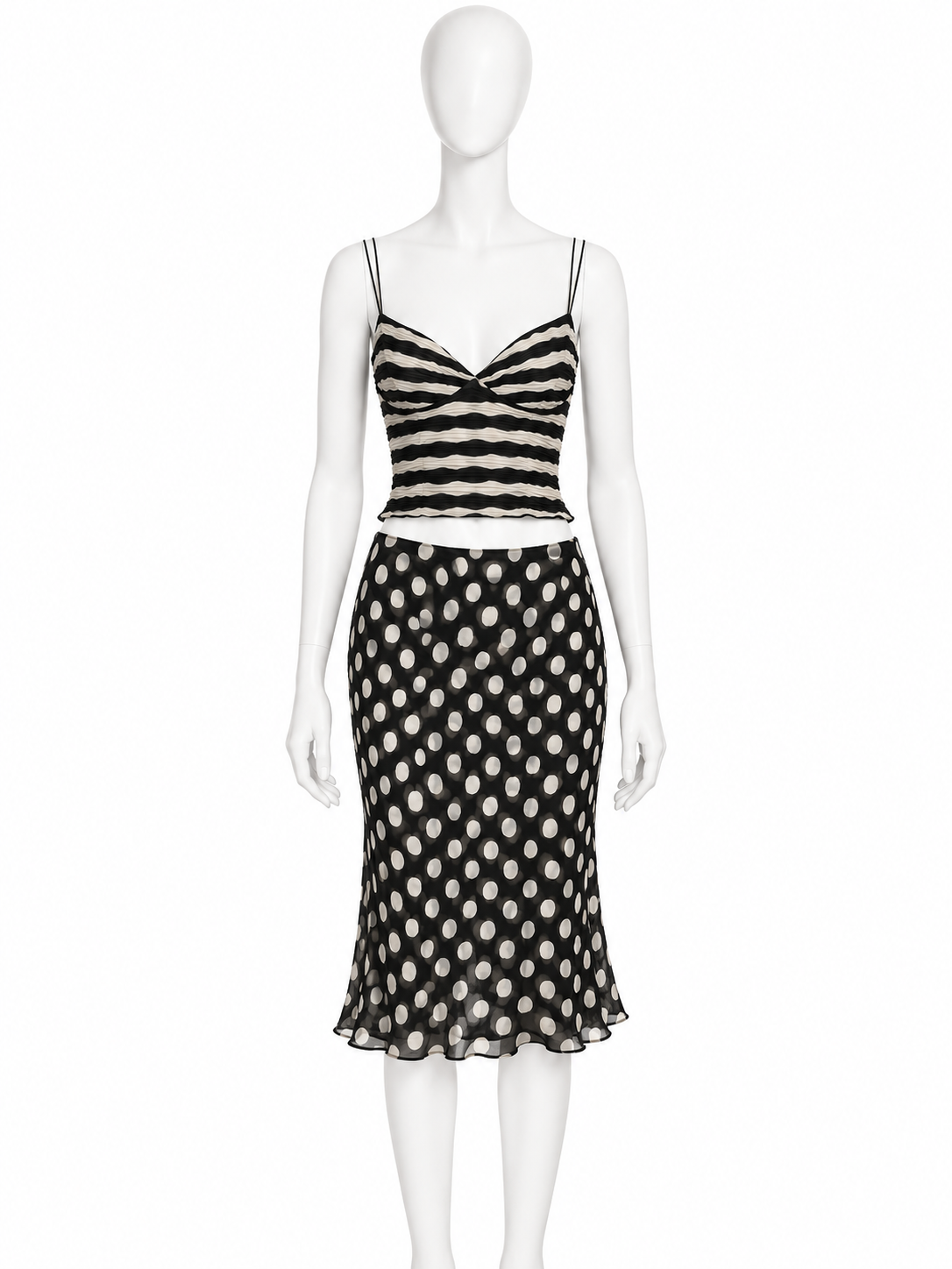 Valentino spring 2003 3p silk set