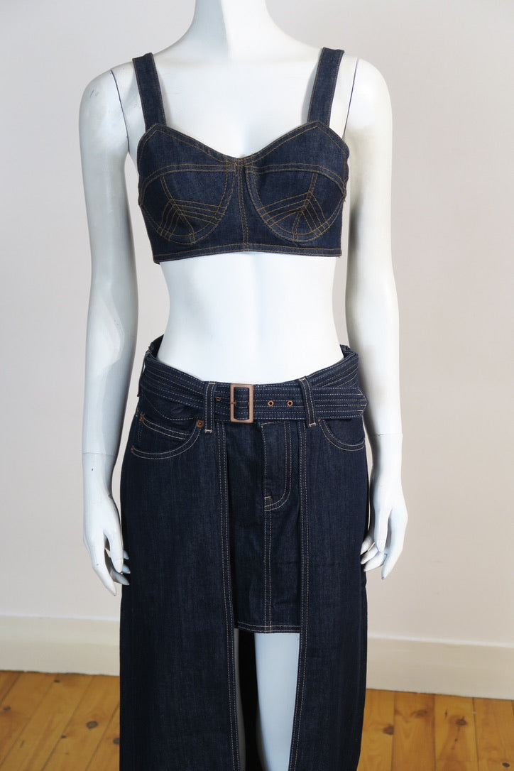 Jean Paul Gaultier denim set