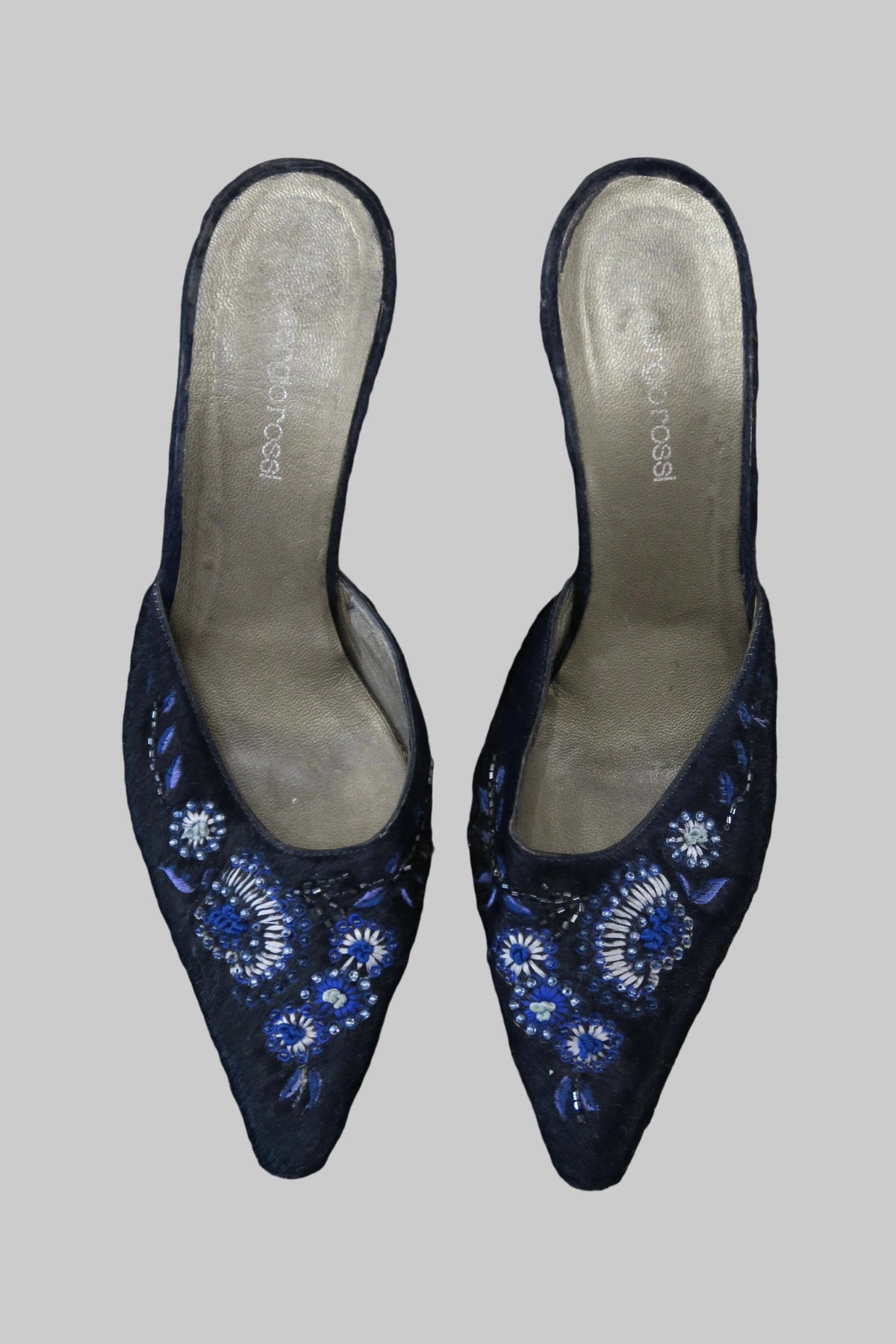 Sergio Rossi beaded heels size 38