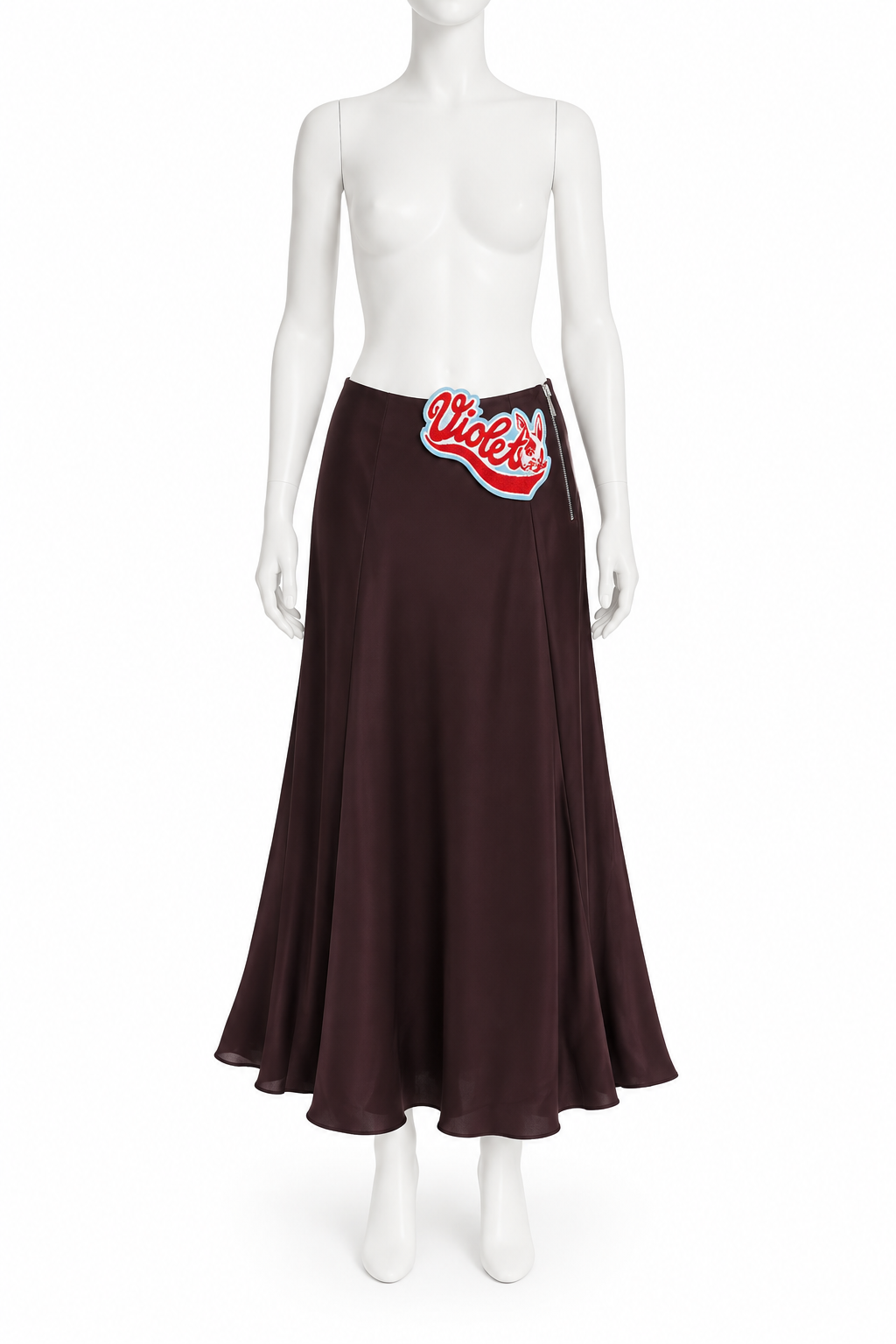 Chloé Stella McCartney fall 2001 ‘Violet’ patch wool skirt