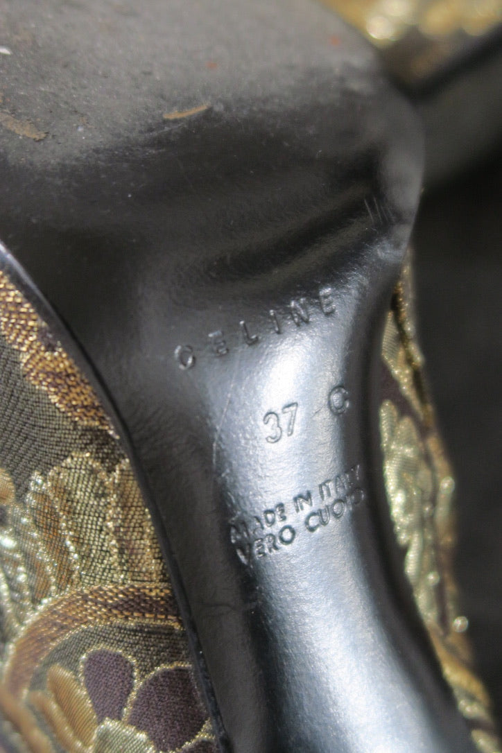 Celine jacquard boots