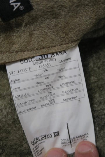 Dolce & Gabbana 2005 runway jacket