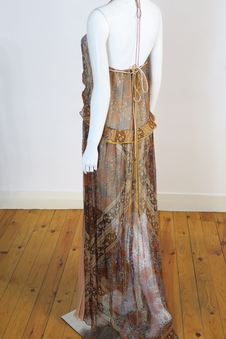 Chloe maxi silk dress
