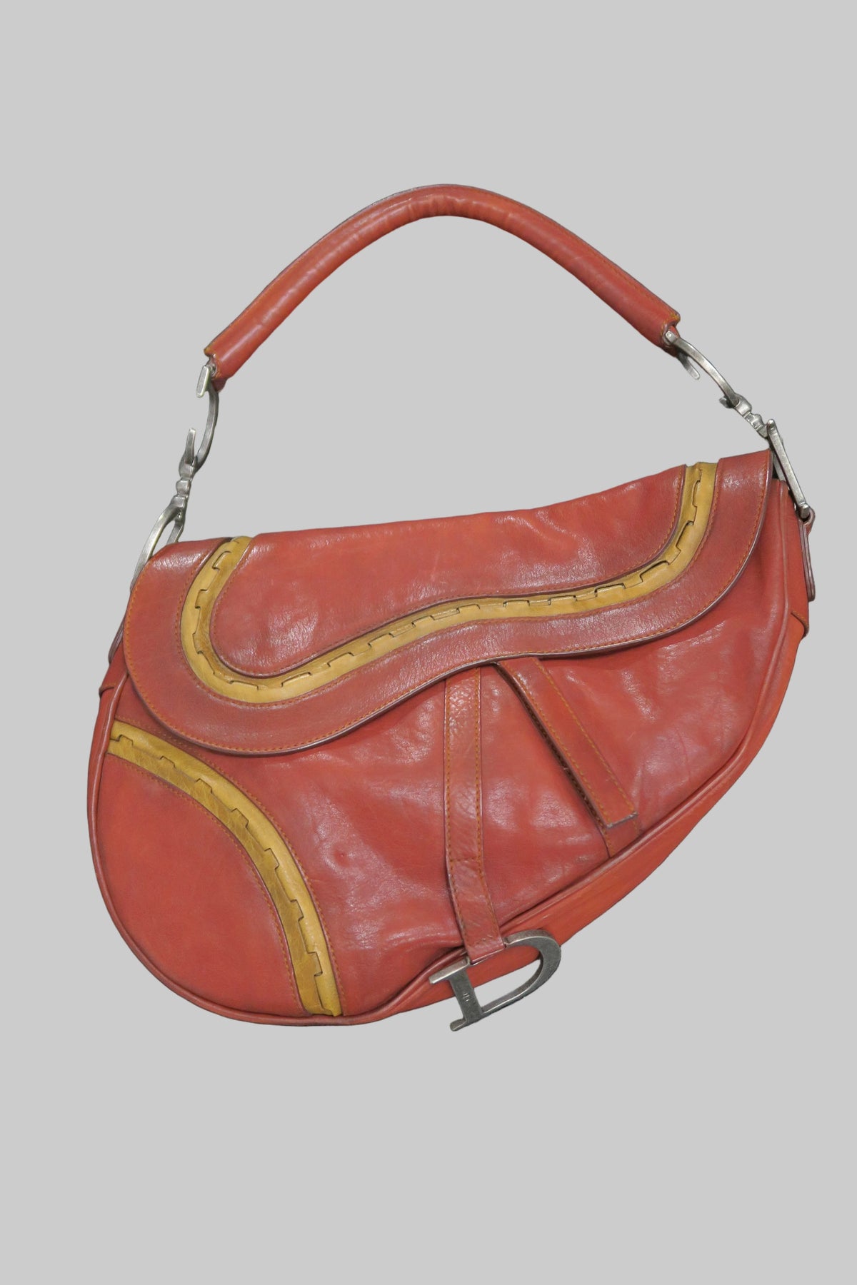 Dior gaucho leather bag
