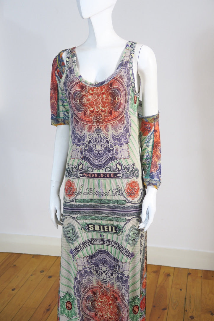 JPG mesh dress bolero set vintage