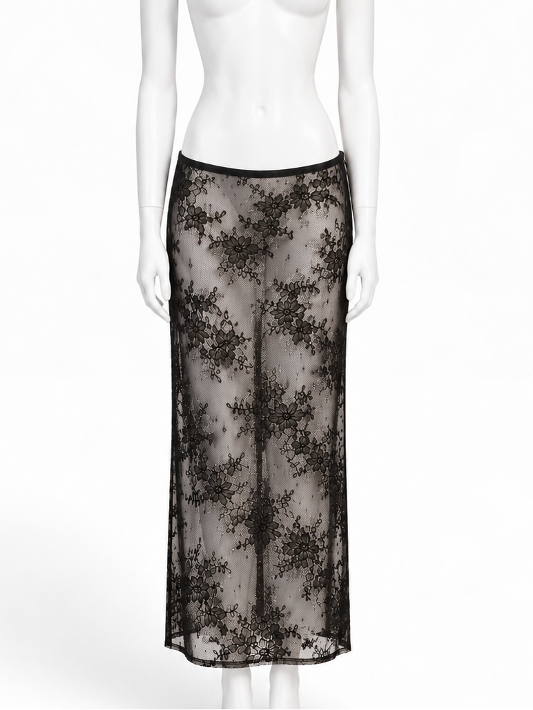 Dolce & Gabbana sheer lace skirt