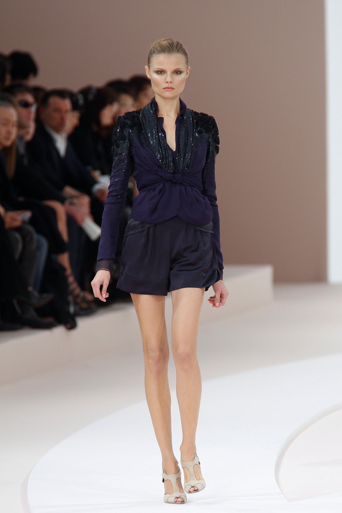 Valentino spring summer 2009 silk chiffon sequins runway set