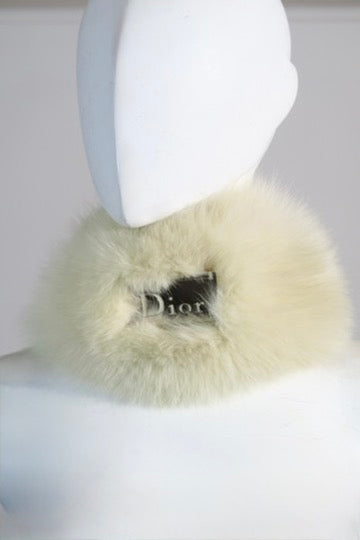 Dior fur neckpiece