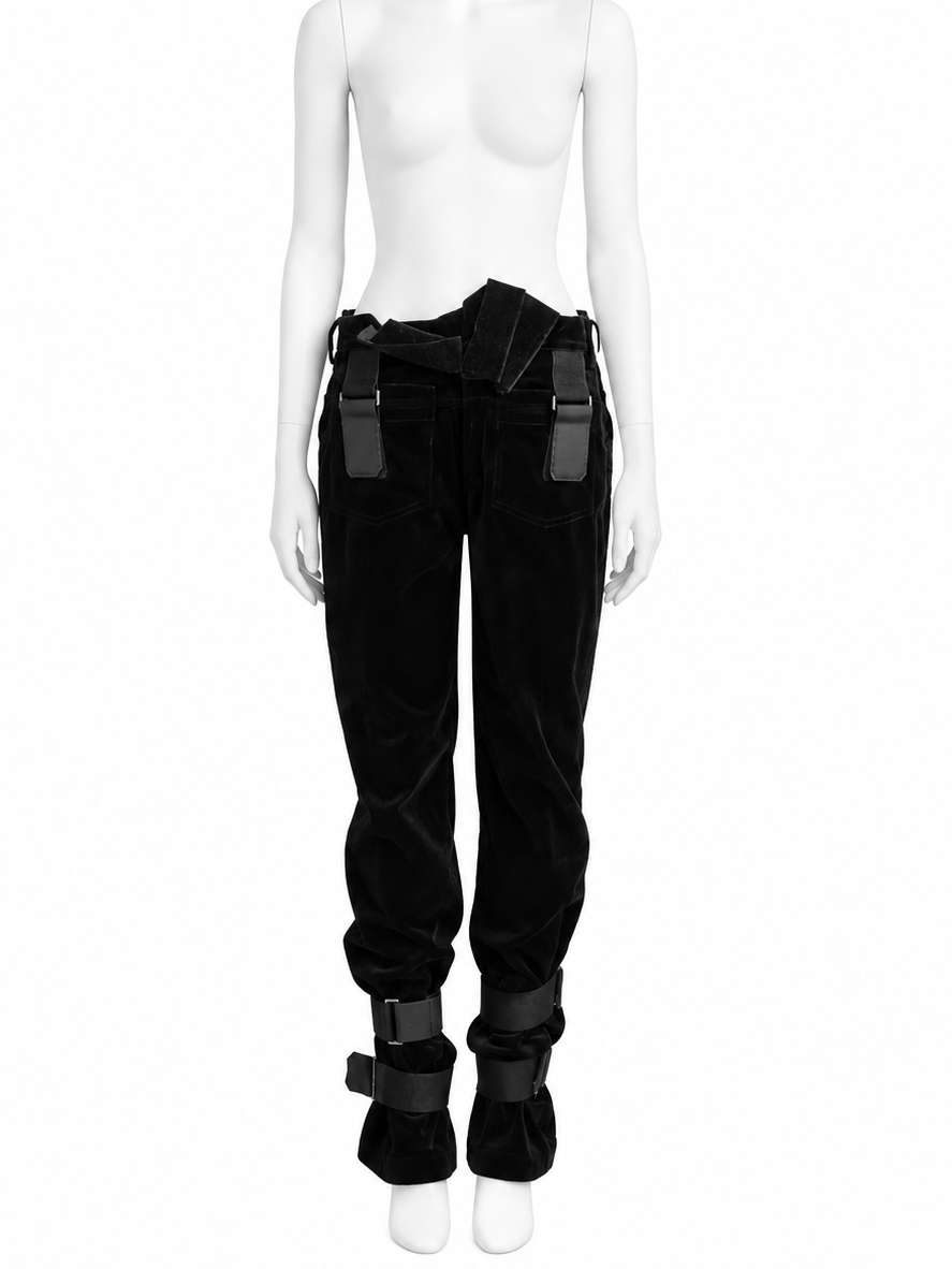 Dolce & Gabbana velvet velcro pants