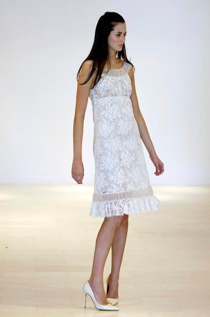 Valentino cruise 2008 runway bridal beaded dress