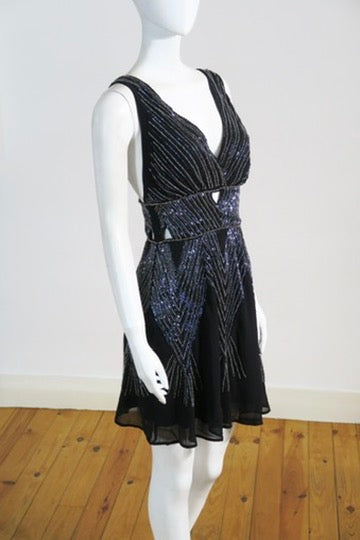 Scherrer beaded mini dress