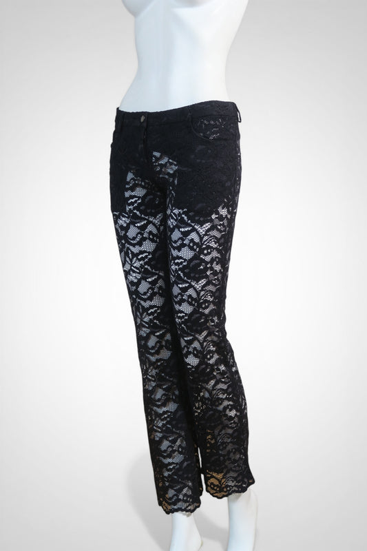 Alexander McQueen 1997 lace pants