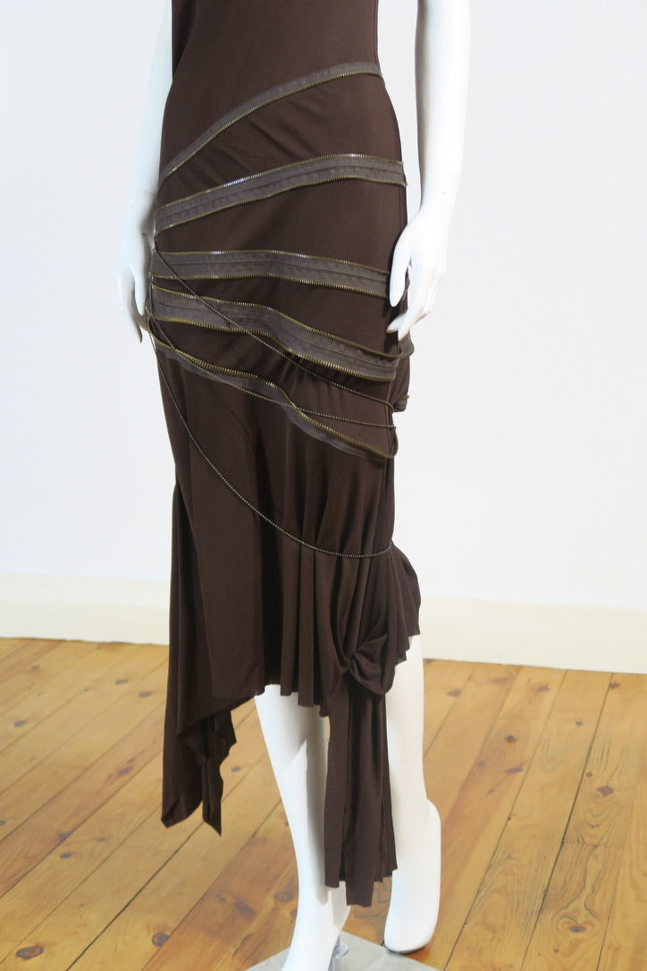 Jean Paul Gaultier zipper dress