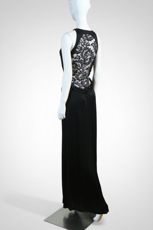 Roberto Cavalli lace maxi dress