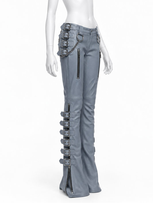 Dolce & Gabbana spring 2003 lambskin leather bondage pants