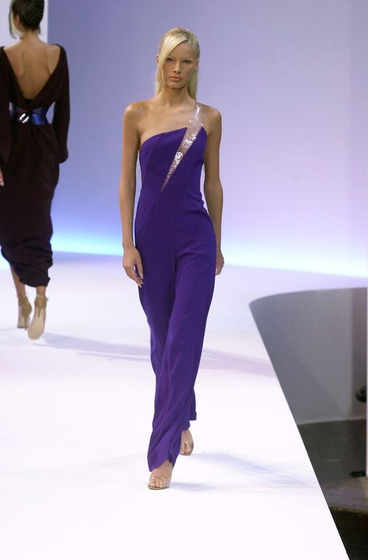 Thierry Mugler couture spring 2001 beaded jumpsuit