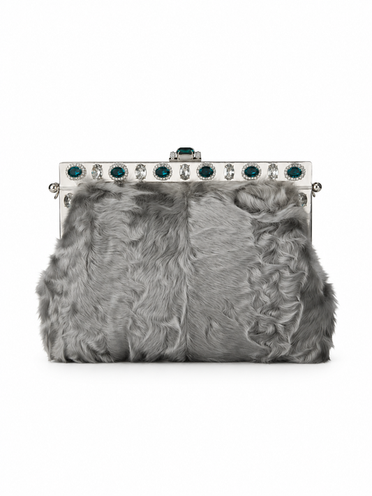 Dolce & Gabbana fall 2015 runway fur bag
