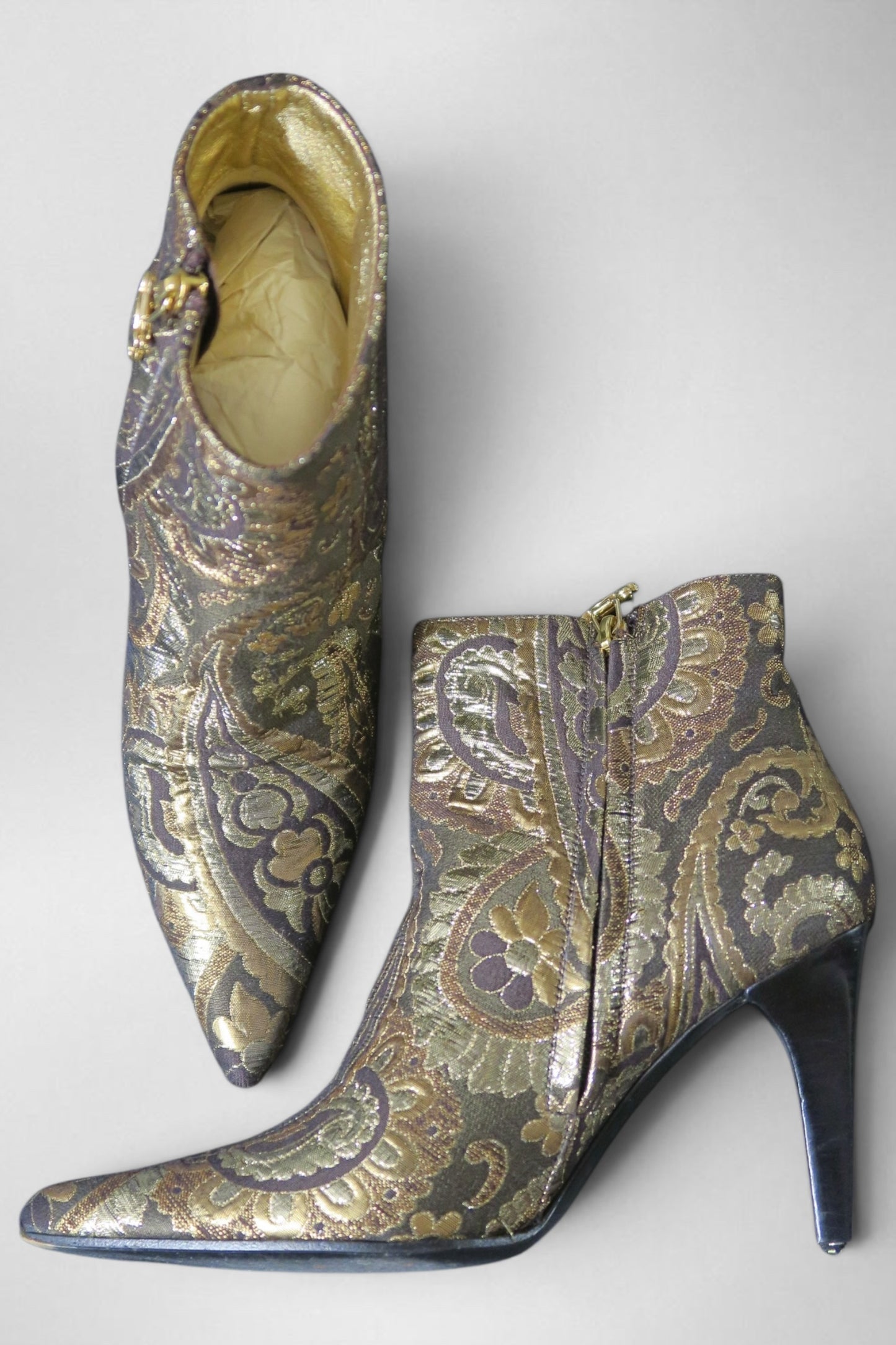 Celine jacquard boots