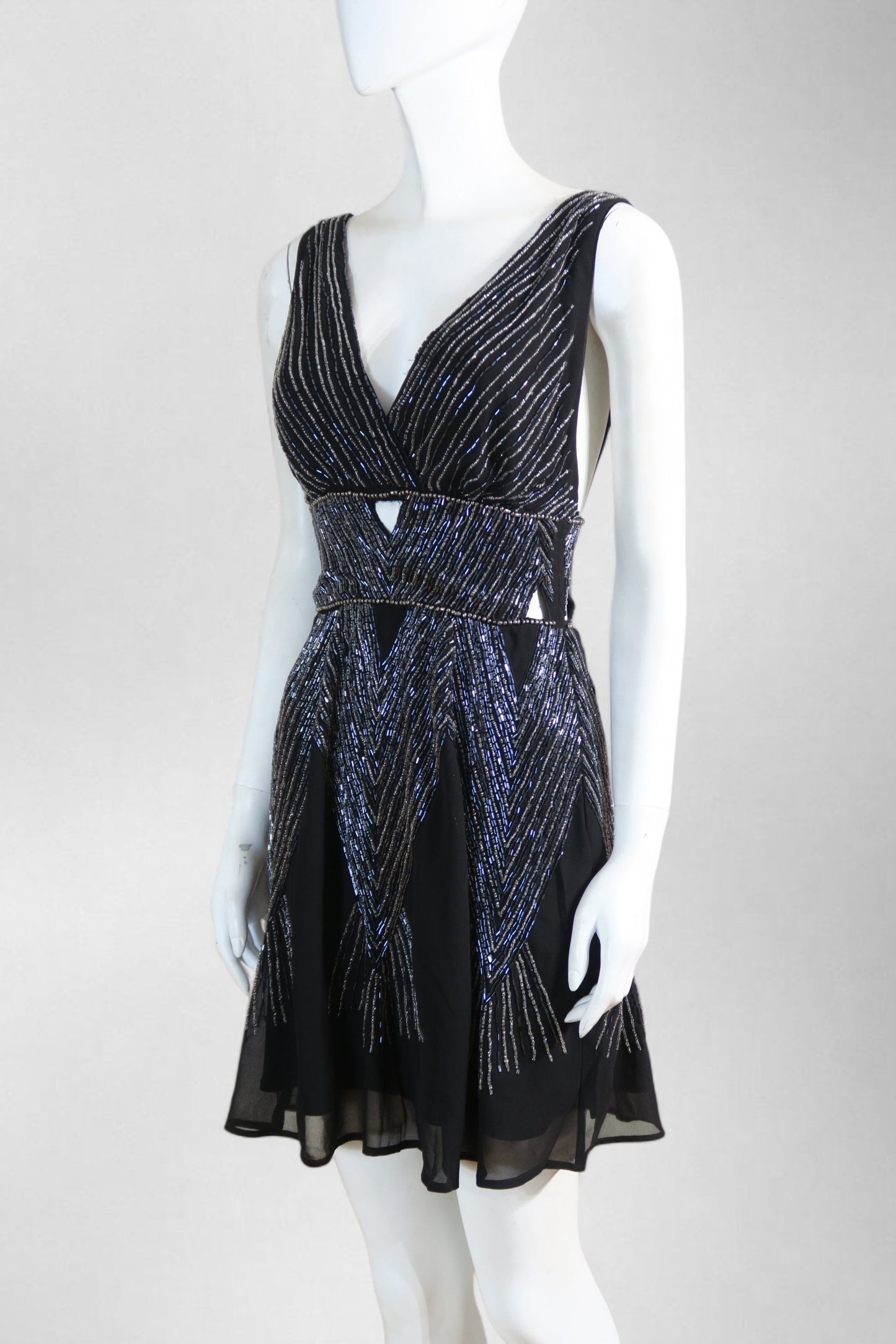 Scherrer beaded mini dress
