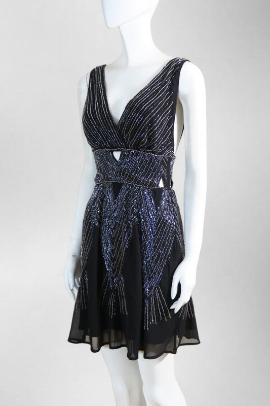 Scherrer beaded mini dress