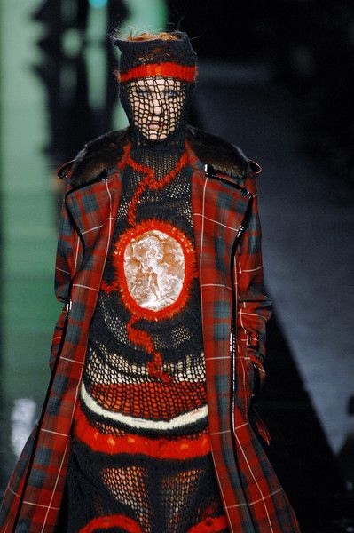 Jean Paul Gaultier fall 2007 mohair spiderweb knit dress