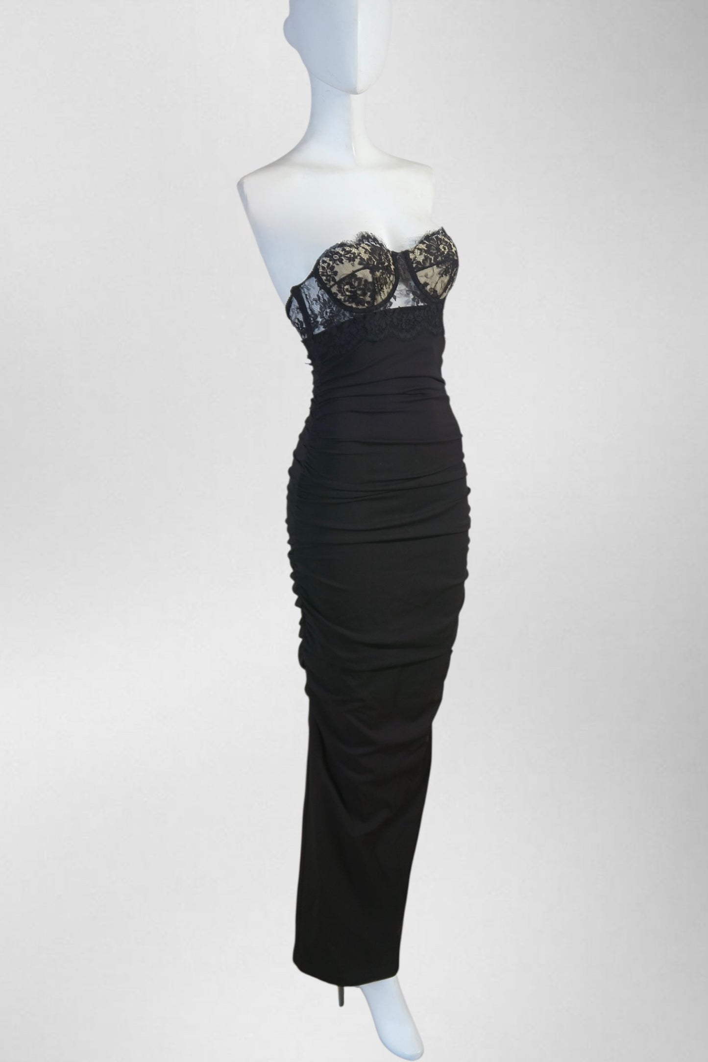 Dolce & Gabbana Lace Corset Maxi Dress
