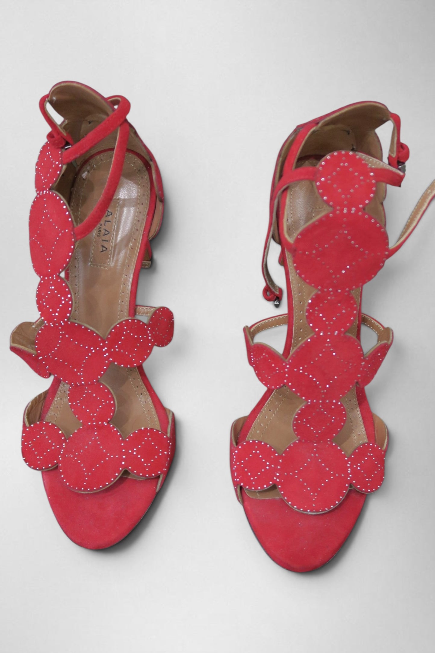 Alaia suede heels