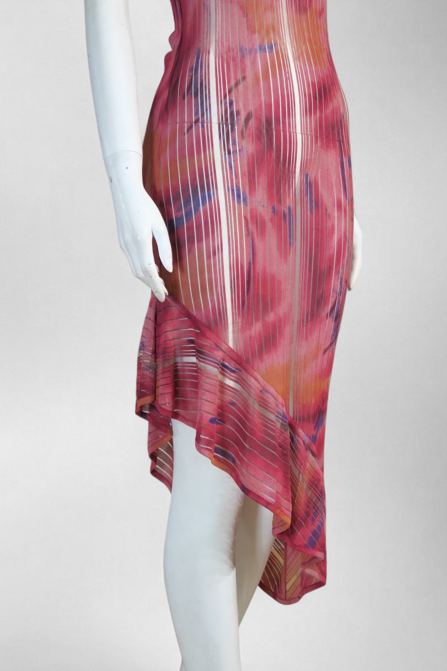 Dior spring 2001 asymmetrical dress
