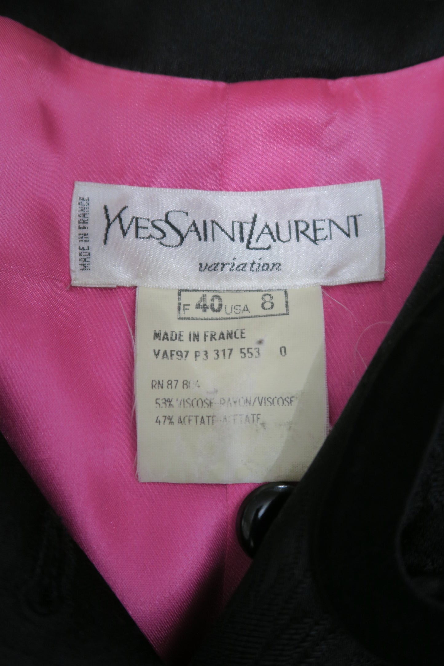 Yves Saint Laurent spring 97 set