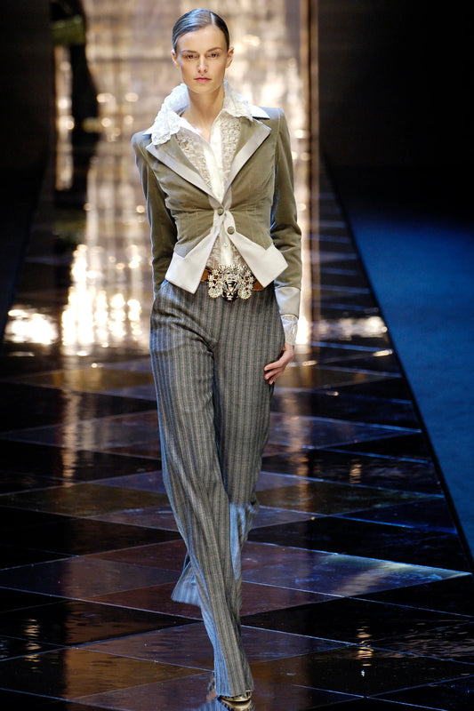Valentino fall 2005 runway velour jacket