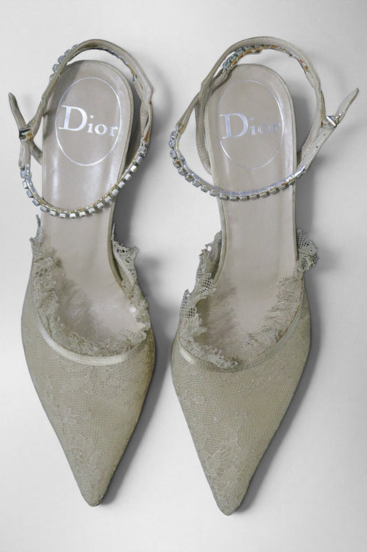 Dior bridal heels