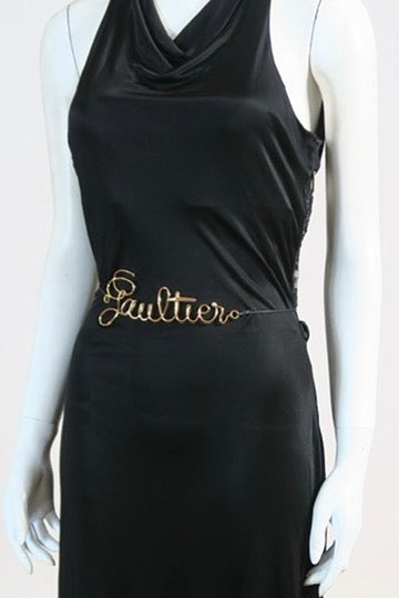 Jean Paul Gaultier gold belt