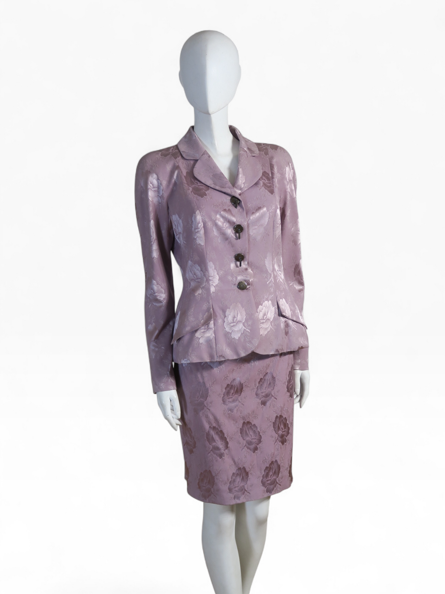 Dior fall 1997 jacquard silk set