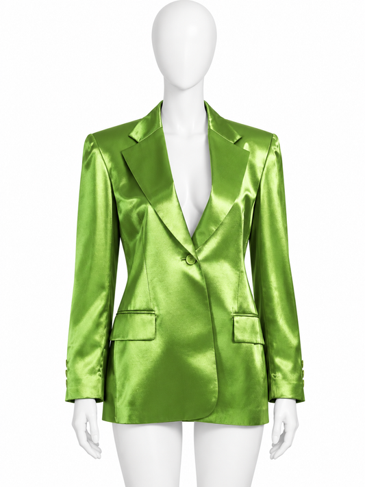 Yves Saint Laurent spring 2000 satin jacket