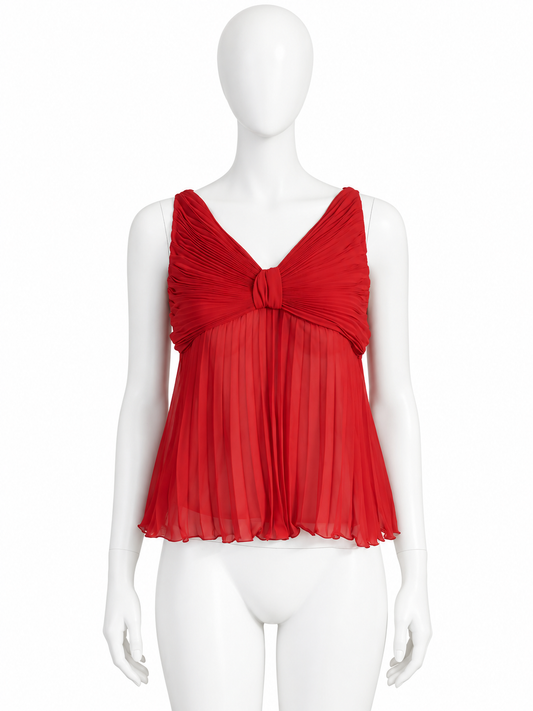 Valentino 2007 runway red top