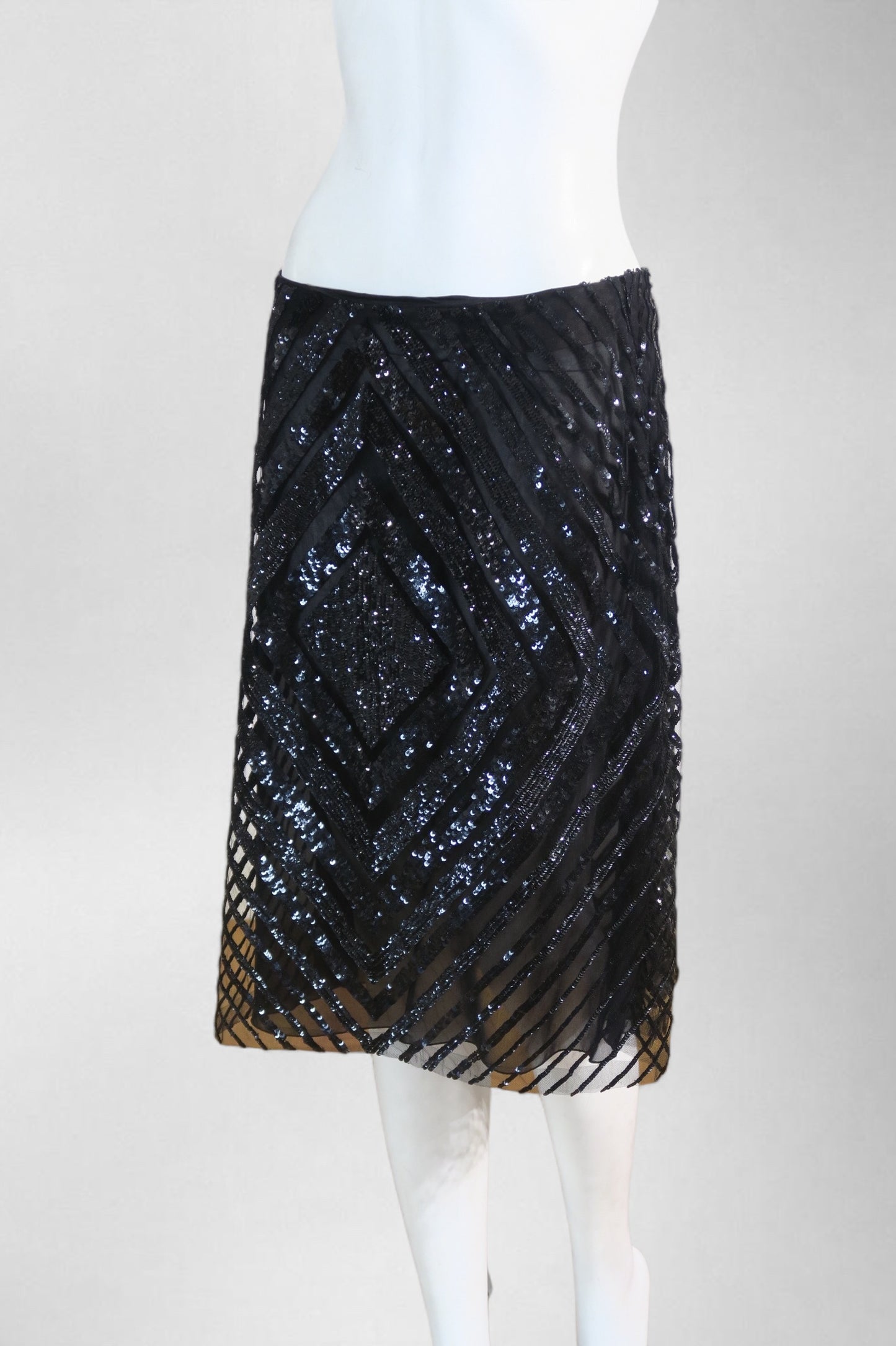 Valentino hand beaded skirt