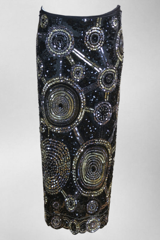 Valentino beaded skirt